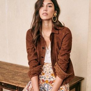 Sézane Nila Suede Jacket NWOT